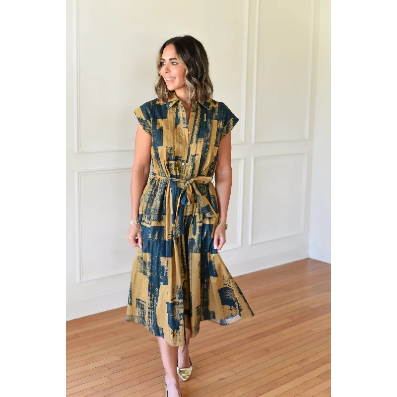 Antalya Belted Midi Dress