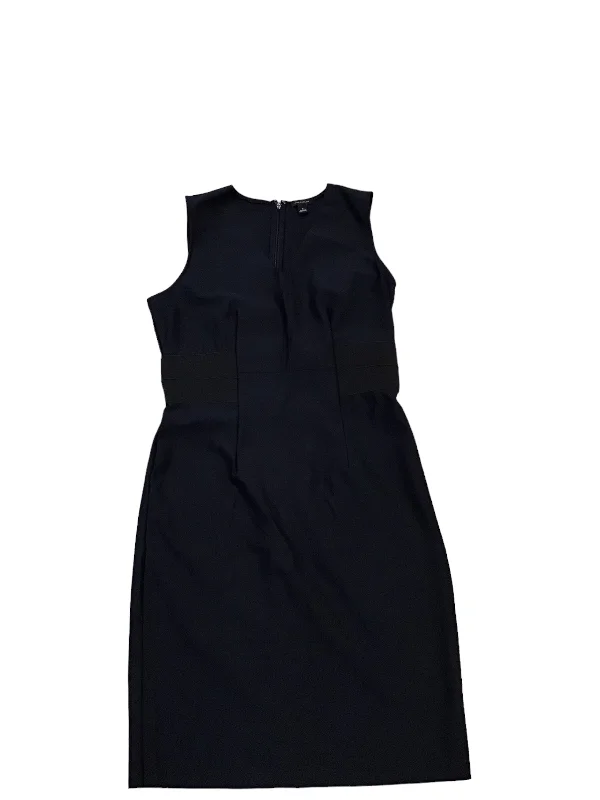 Black Dress Casual Midi Ann Taylor, Size 8