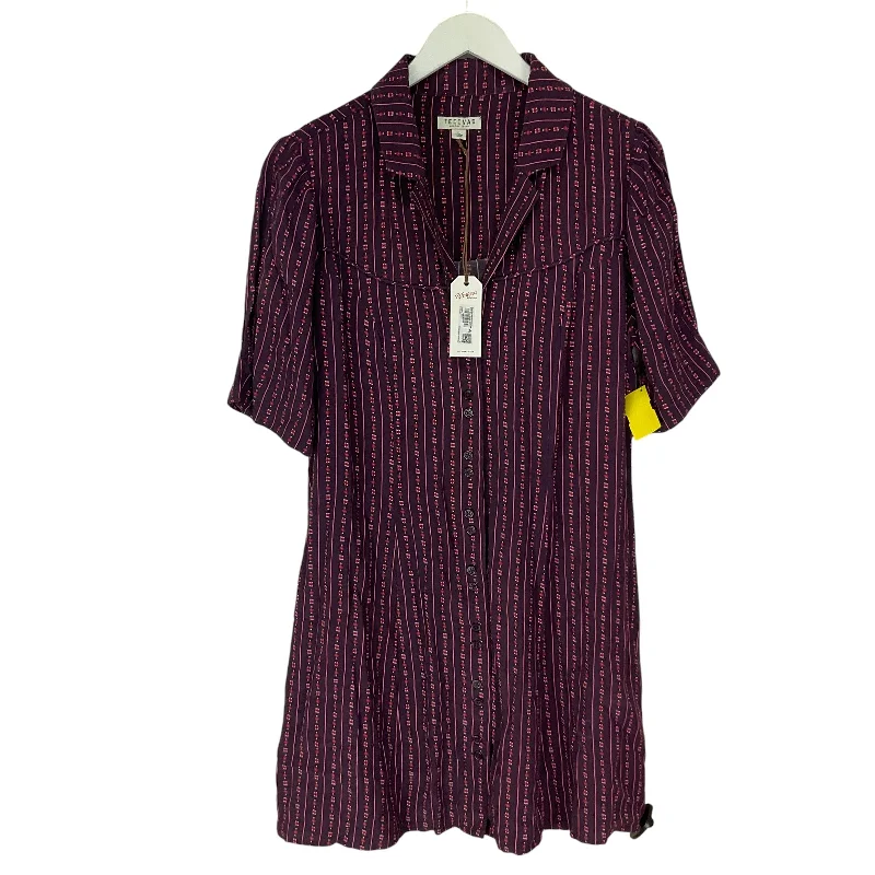 Dress Casual Short By Clothes Mentor In Purple, Size: L