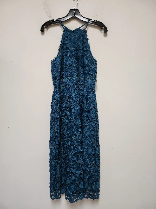 Green Dress Casual Midi Loft, Size Xs