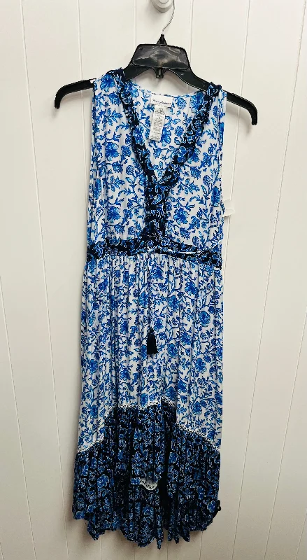 Blue Dress Casual Maxi Tommy Bahama, Size Xs