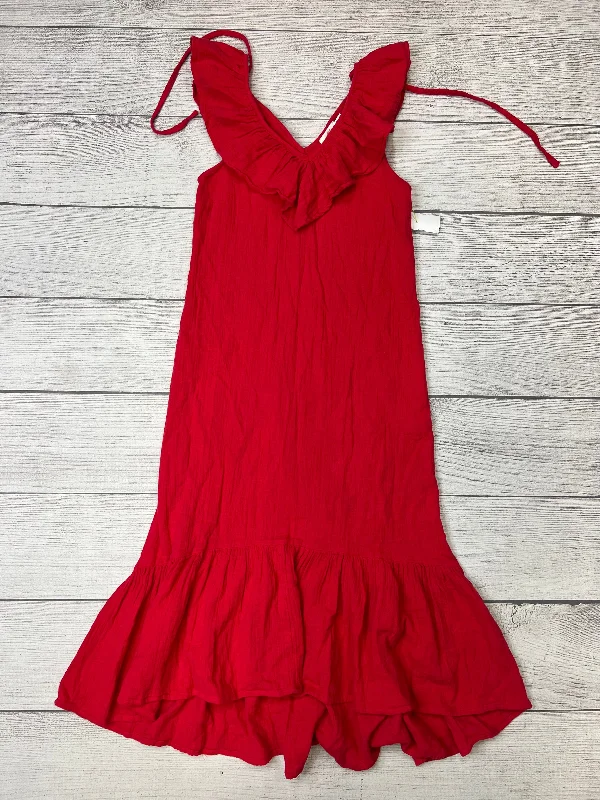 Red Dress Casual Maxi Vineyard Vines, Size Xs