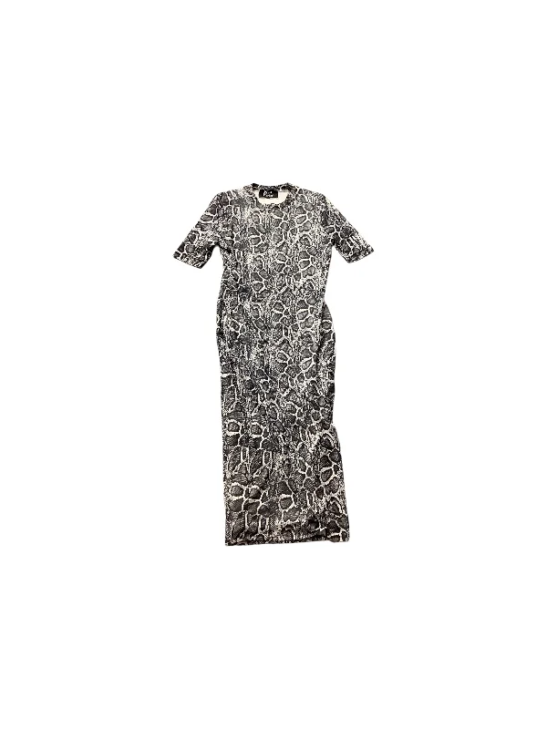 Snakeskin Print Dress Casual Maxi Clothes Mentor, Size Xl