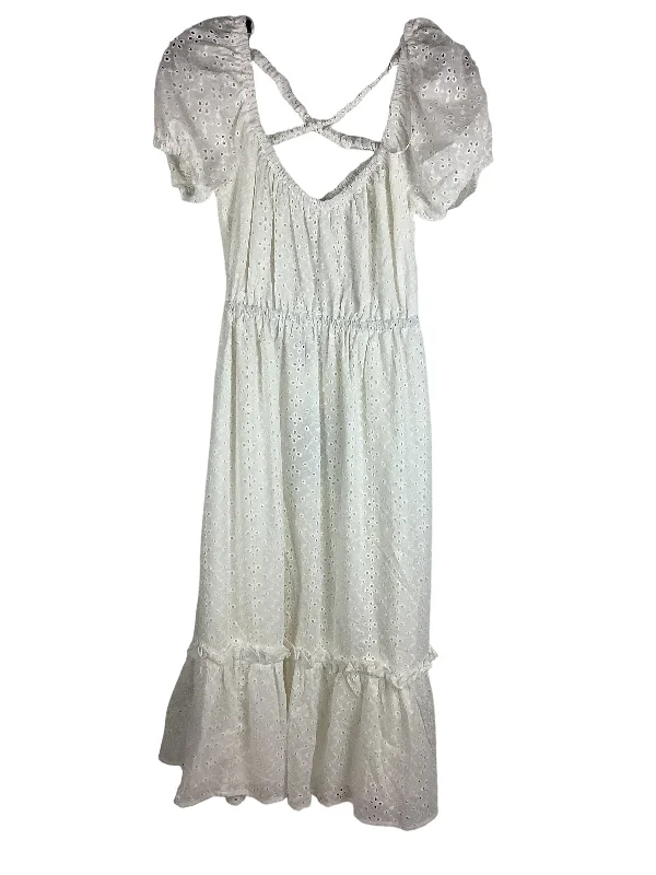 White Dress Casual Maxi Lulus, Size Xs