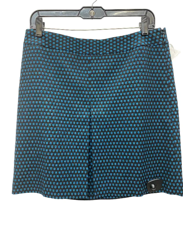 Black & Blue Skirt Mini & Short Loft, Size 10petite