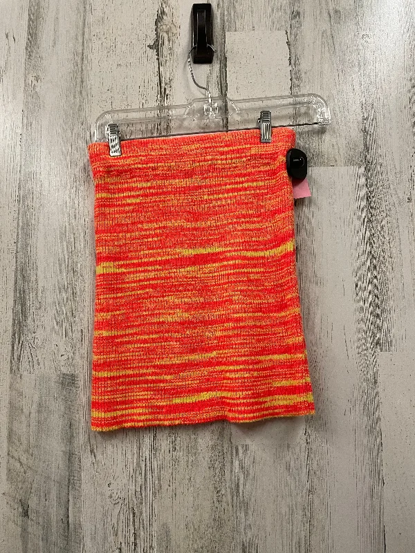 Orange Skirt Mini & Short Clothes Mentor, Size S