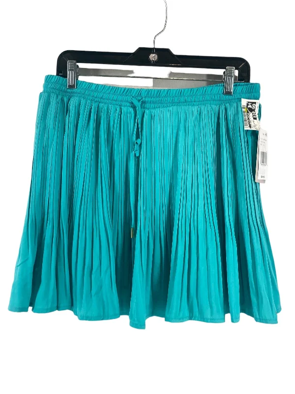 Teal Skirt Mini & Short Clothes Mentor, Size Xl