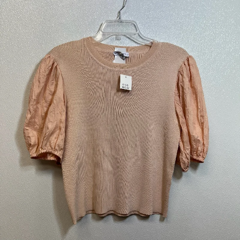 Top Short Sleeve By Clothes Mentor In Pink, Size: 1x