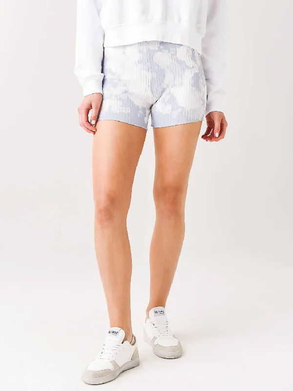 Ibiza Biker Short In Crystalline Splatter