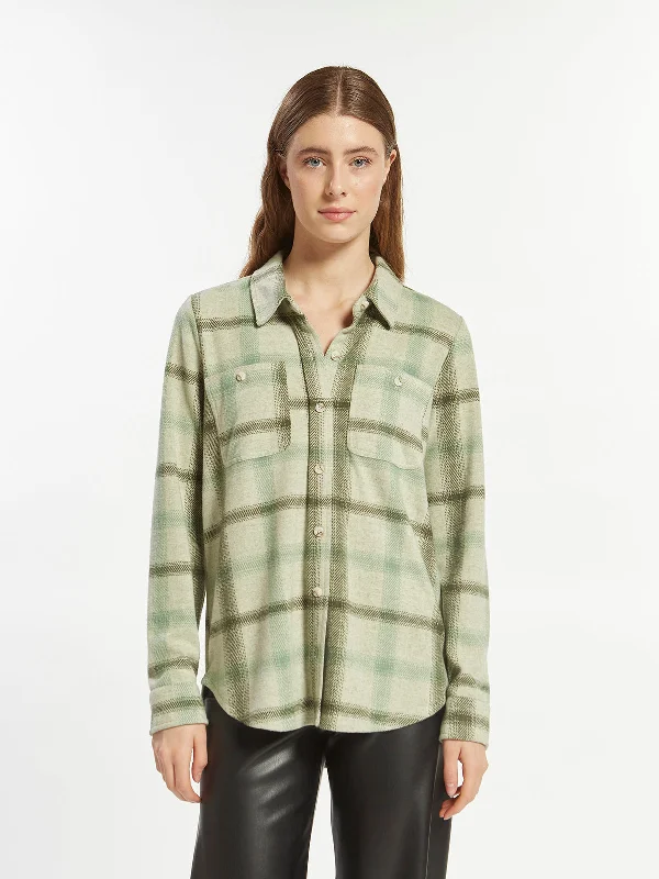 Beige Moss Plaid