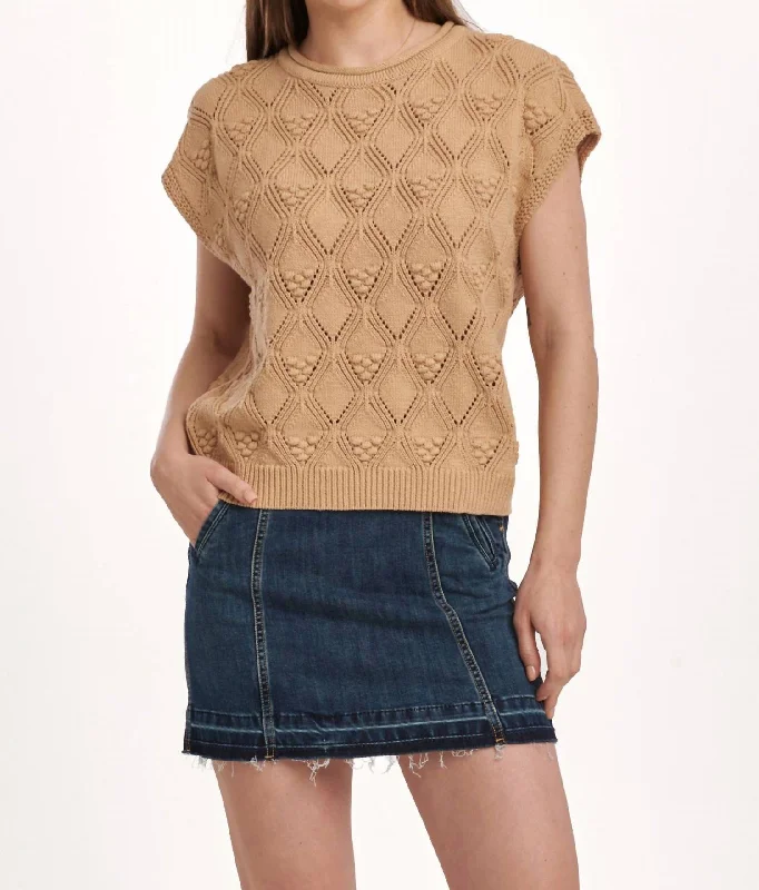 Ari Sweater In Light Brown