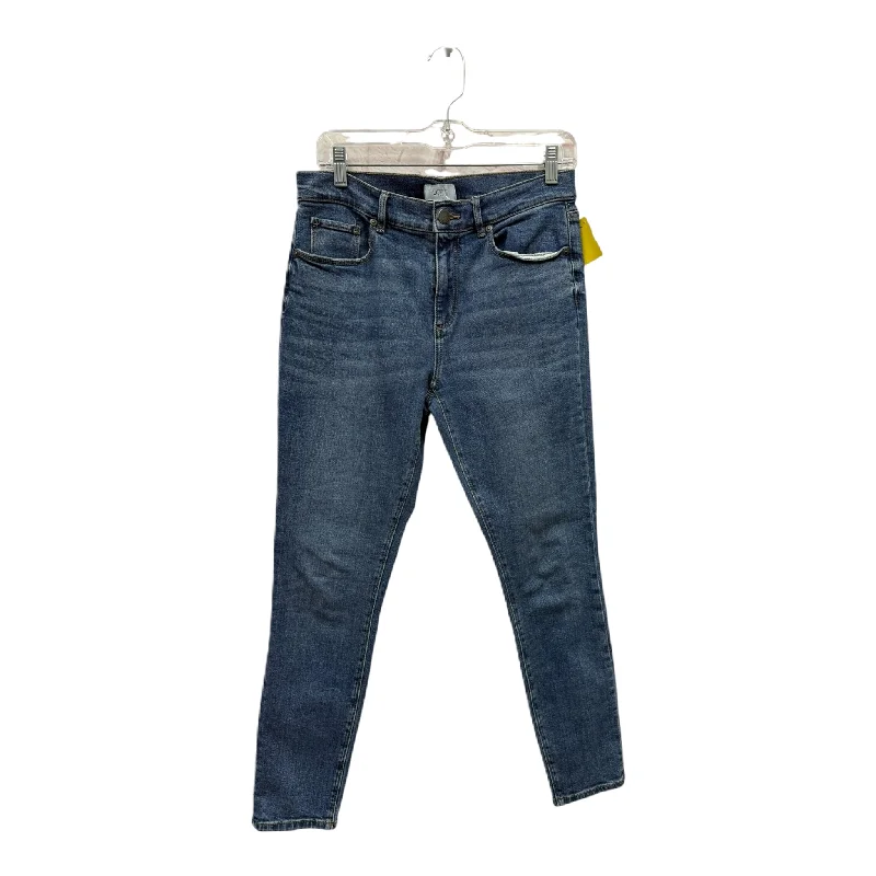 Jeans Skinny By Loft In Blue Denim, Size: 6