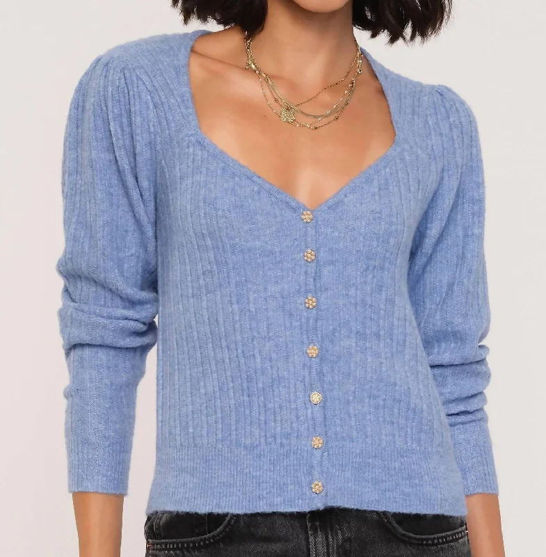 Pedretti Cardigan In Blue