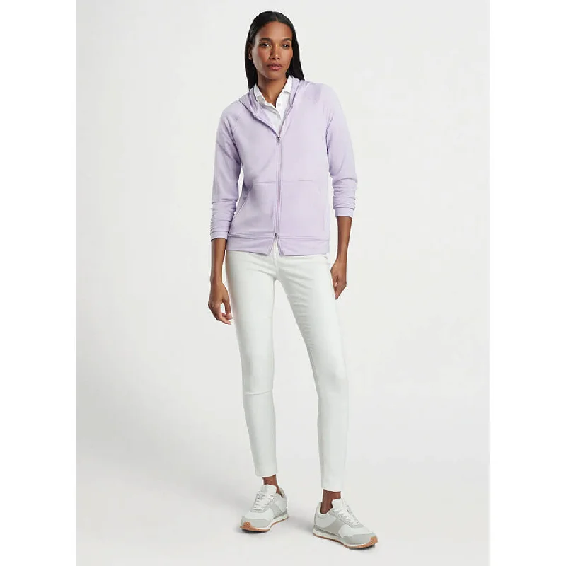 Peter Millar Women's Beaumont Full-Zip Hoodie Sweatshirt - Garden Violet