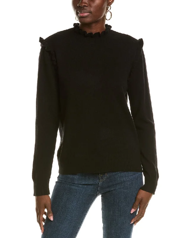 tyler böe Ruffle Cashmere Sweater