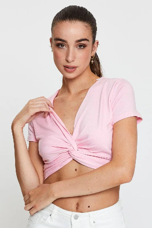 Pink Twist Front