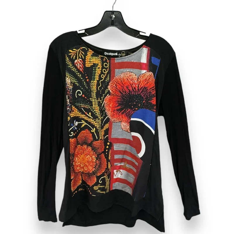 Poppy Graphic Tunic By Desigual X Christian Lacroix In Floral Print, Size: XL