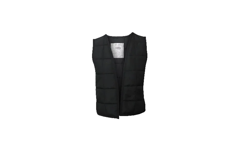 Zadig & Voltaire Quilted Vest in Black Polyester